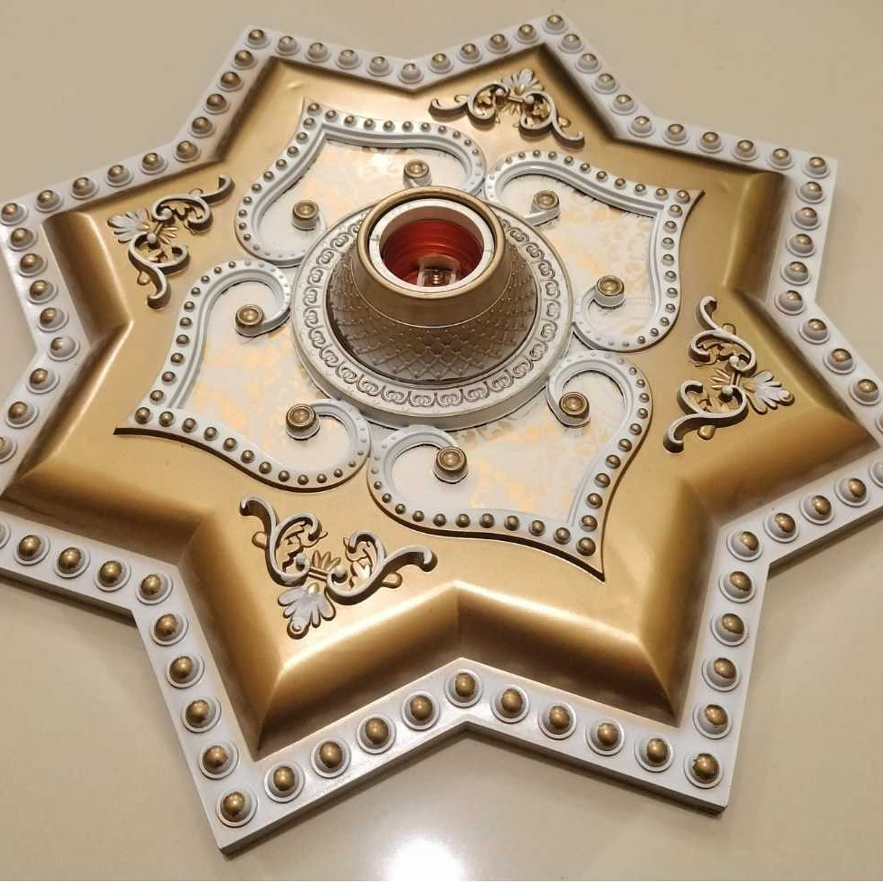 VICON FITTING LAMPU ORNAMEN / Fitting lampu hias ornamen/fitting lampu plafon ornamen 30x30/.