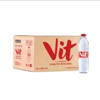 

minuman vit botol 550ml 1dus isi 24botol