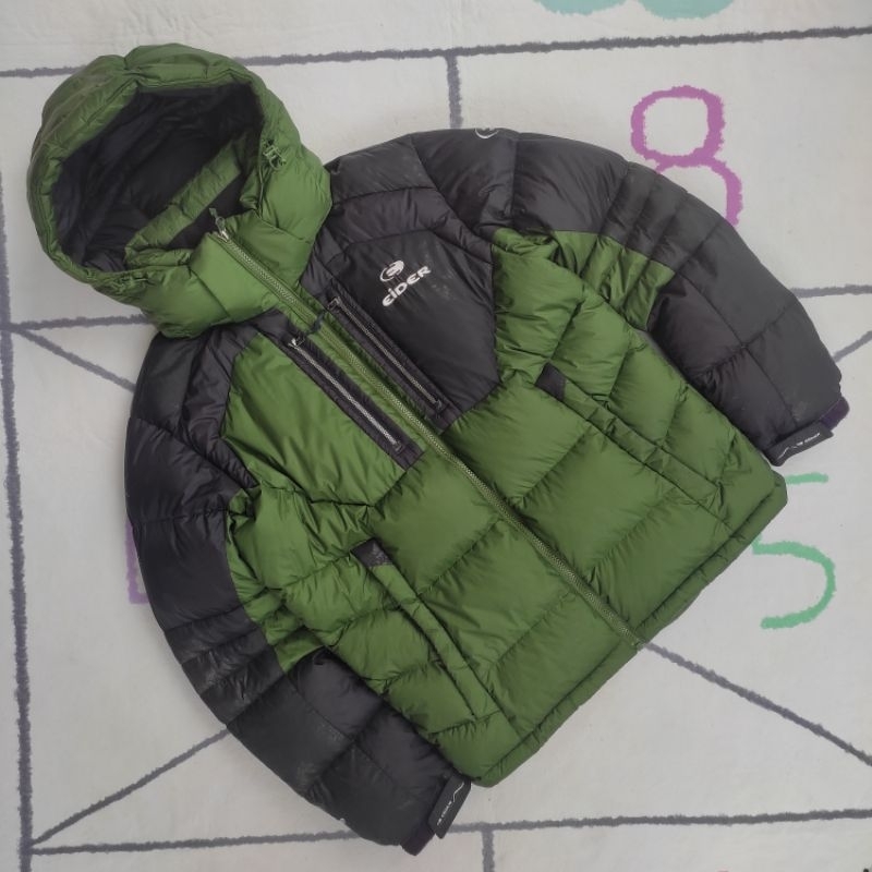 link kecil mountain jacket eider goose down bulu angsa super gelembung gropcore rare colour