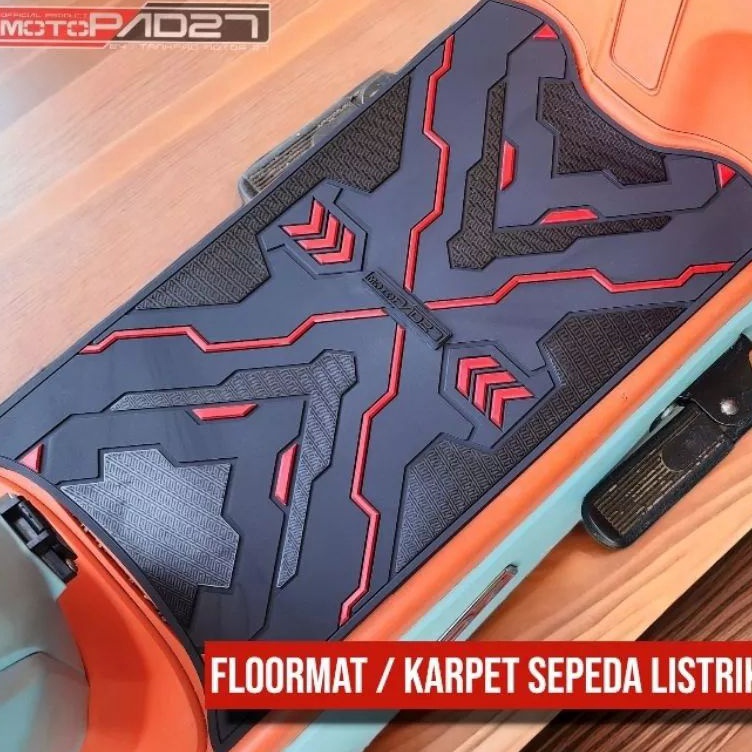 Karpet Pijakan Kaki Motor Listrik UwinflyGodaExoticGenio Premium