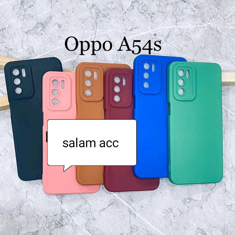 SOFTCASE Macaron Pro Camera Oppo A54s Candy Case Full Color 3D Silikon TPU