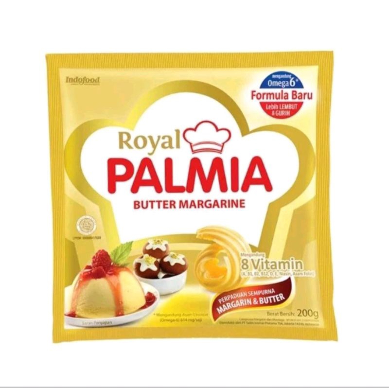 palmia royal butter margarine 200gr mentega / palmia royal / royal palmia / butter / mentega butter