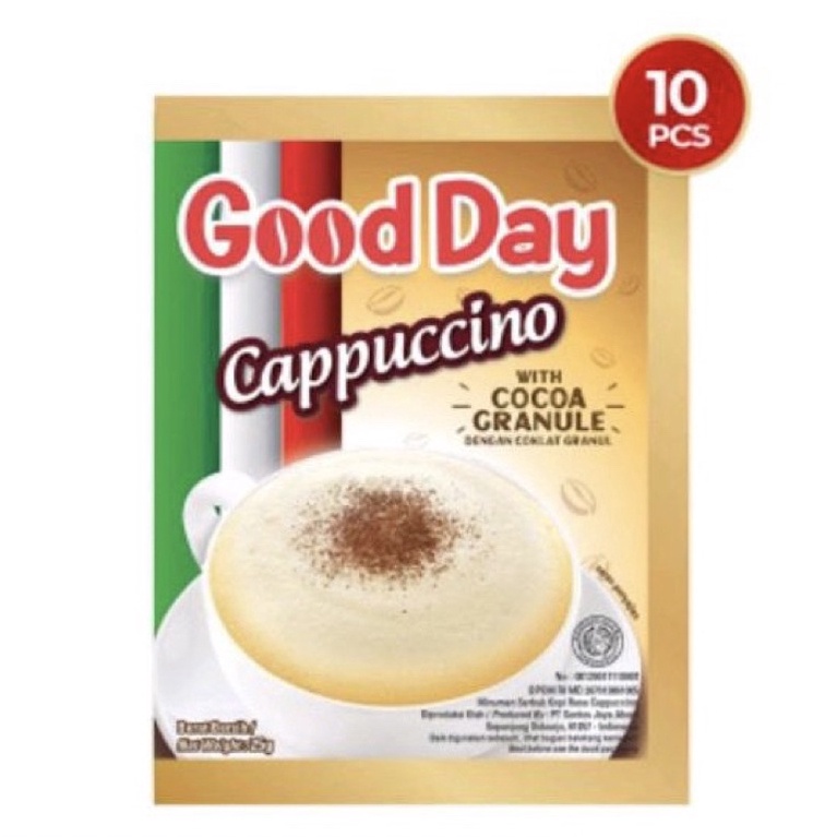 

Dikirim secepatnya CAPPUCINO kopi good day cappuccino 1 sachet renceng