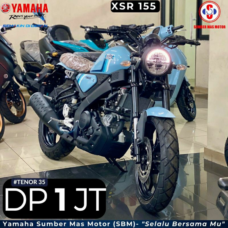 Kredit Yamaha All New XSR 155 Biru