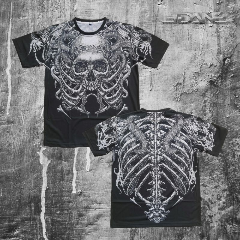 EDANE "Skeleton" Tshirt Full Print Edition