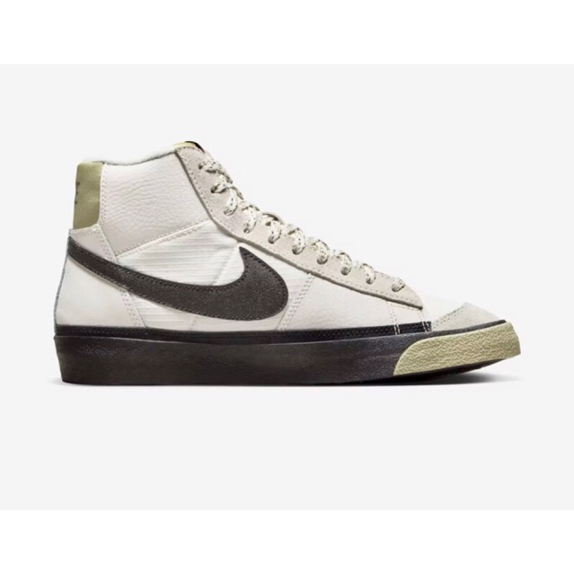 NIKE BLAZER MID PRO CLUB - PHANTOM BLACK OLIVE DARK RUSSET