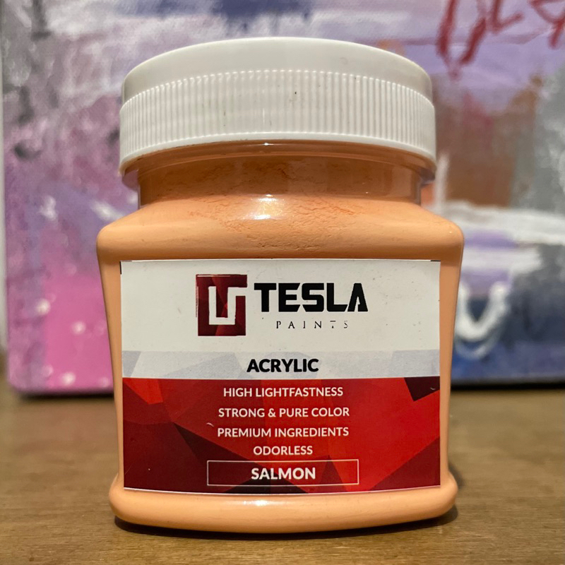 

TESLA PAINTS - ACRYLIC - SALMON 125ML