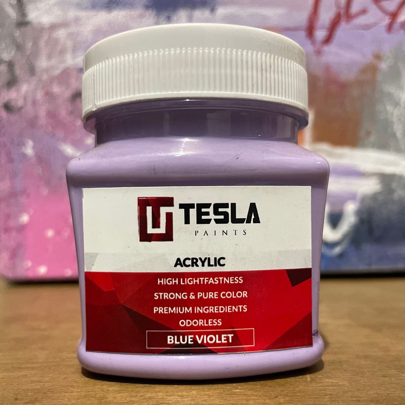 

TESLA PAINTS - ACRYLIC - BLUE VIOLET 125ML