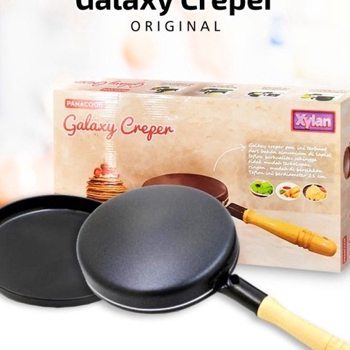QRJ Wajan Kwalik Galaxy Creper Teflon Martabak Kue Pie
