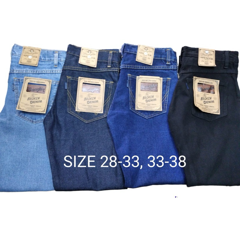 celan panjang jeans standar laki-laki