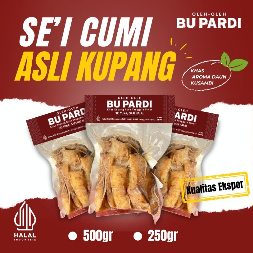 

Sei Cumi Asli Kupang Bu Pardi 500gr