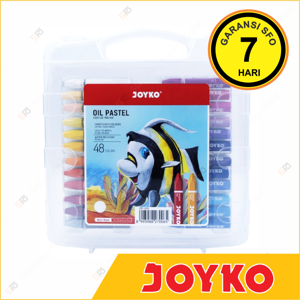 

Crayon Oil Pastel Joyko Isi 48 - Krayon Minyak OP-48S - SFO Semarang Official