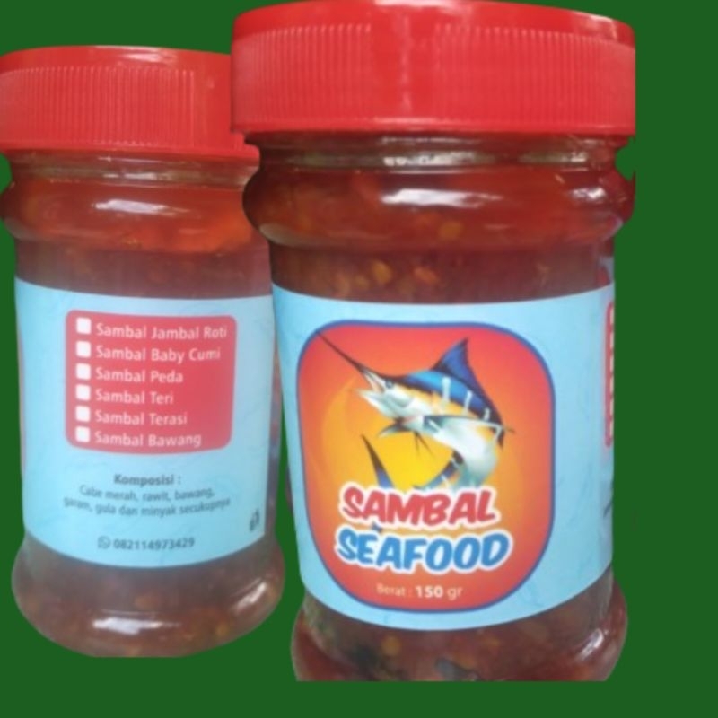 

Sambal Pedas Seafood Varian Jambal Roti Super