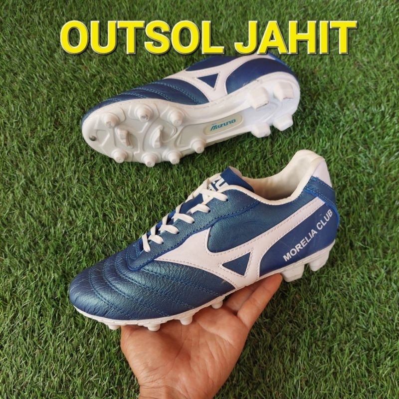 Sepatu bola mzn MC bahan kulit outsol jahit