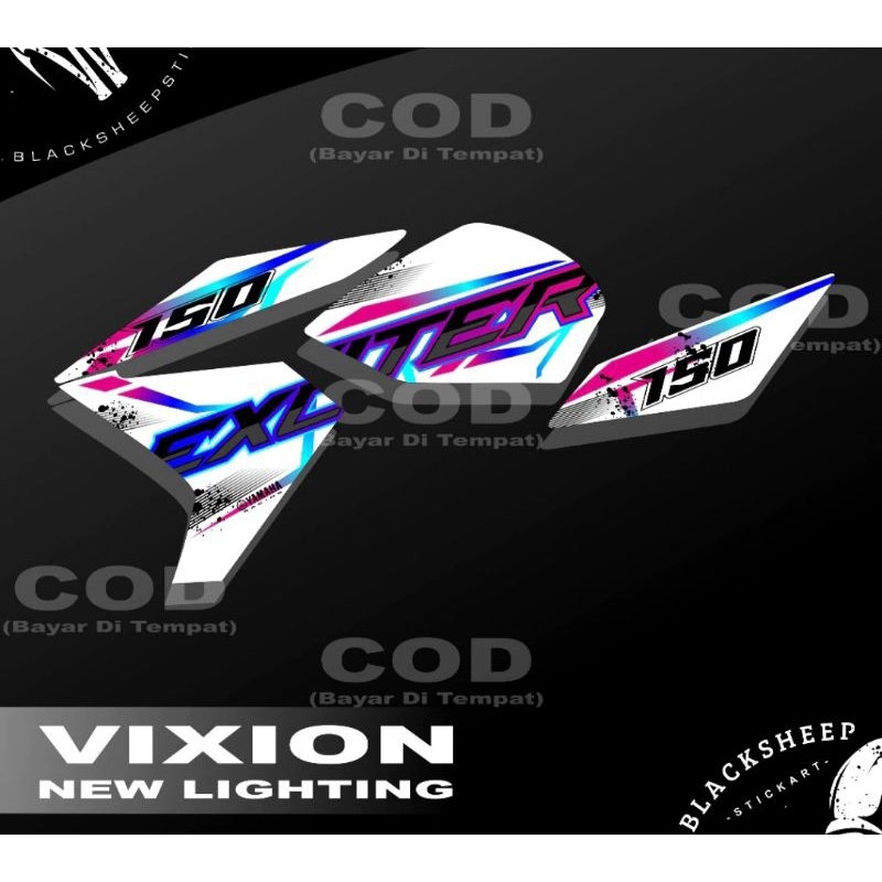 Striping Sticker Vixion (New Vixion Lighting) Variasi Motor
