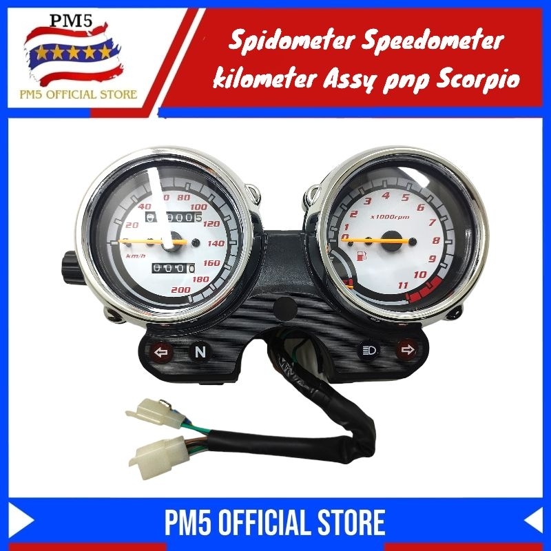 Spidometer Speedometer kilometer Assy pnp Scorpio Scorpio z