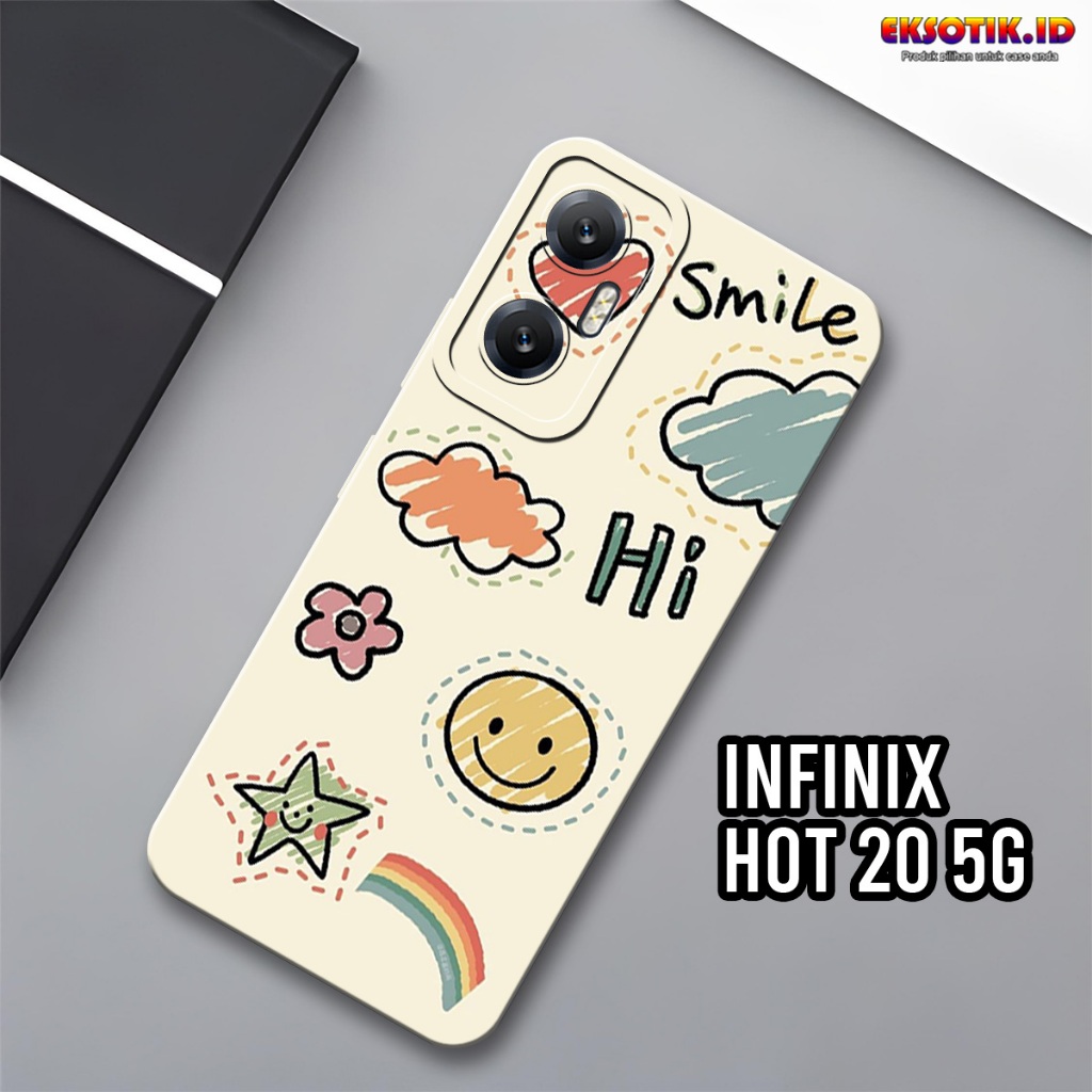 Case Infinix Hot 20 5G - Casing Infinix Hot 20 5G - Fashion Case Terbaru - Silikon Infinix Hot 20 5G