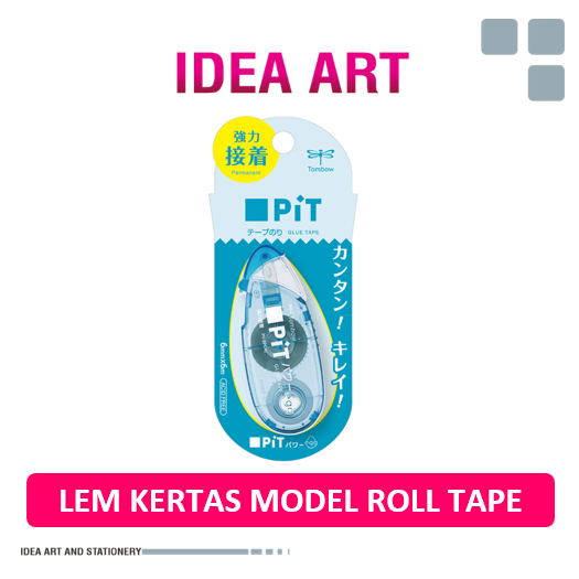 

Tombow Glue Tape Pit Power Egg Lem Kertas Roll Roller Seperti Tip Ex 6m PN-EPC40