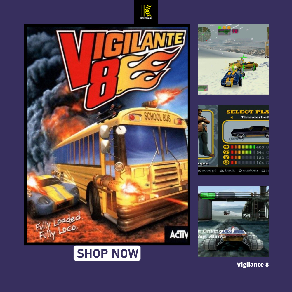 Vigilante 8 Bahasa Indonesia | Bisa Main di Android atau PC | Bonus Emulator