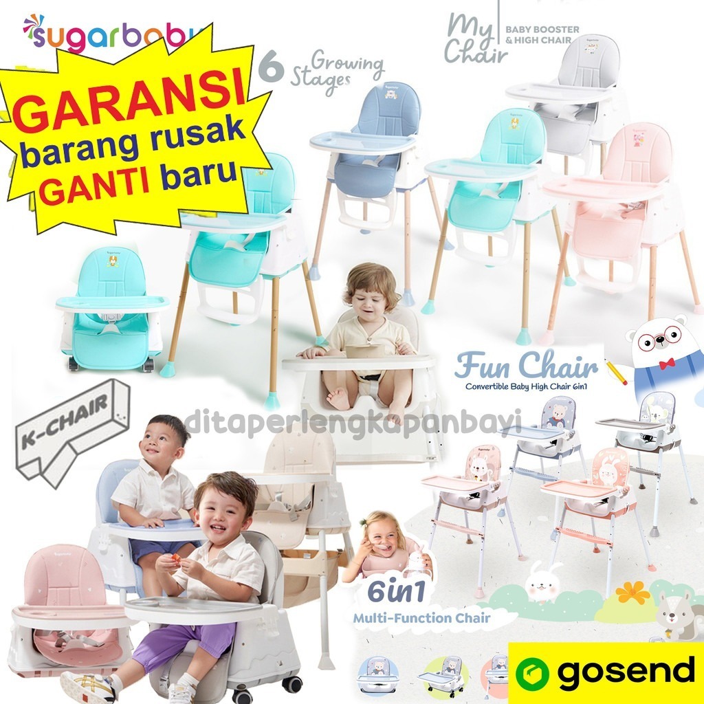 Sugarbaby My Chair (Baby Booster & High Chair) : 6 Growing Stages KURSI MAKAN BAYI SUGAR BABY MY CHA