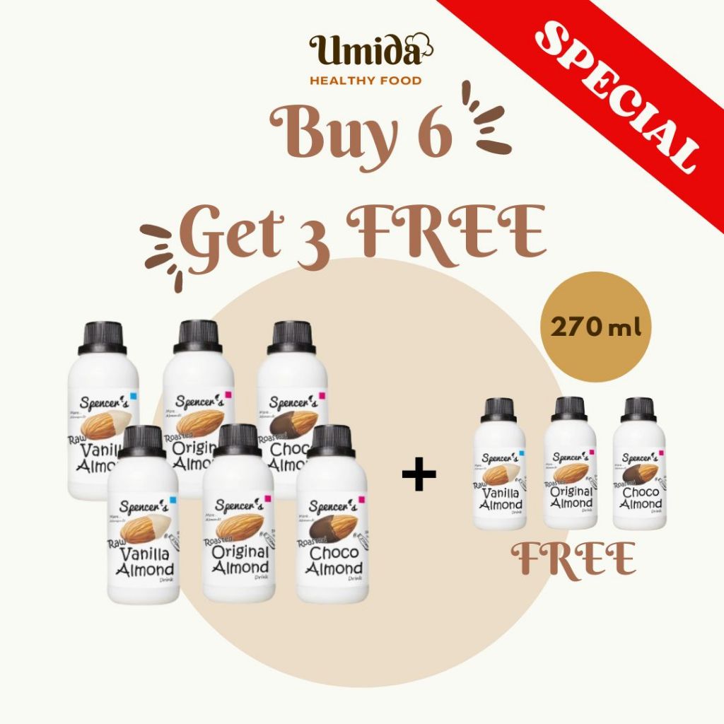 

[PROMO KUOTA TERBATAS] Spencer's Almond Milk - 270ml