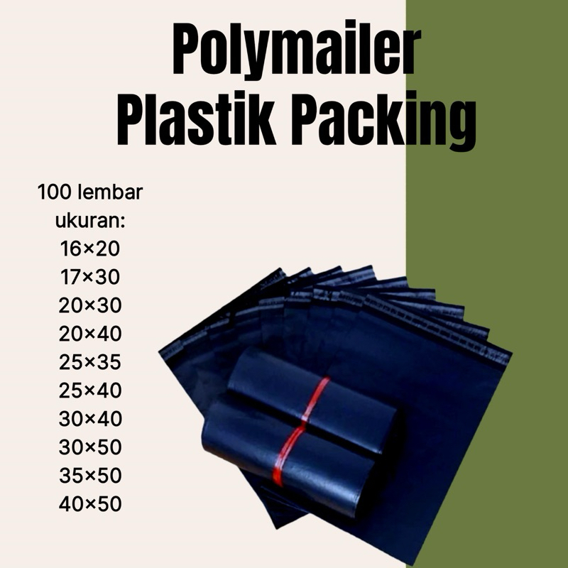 PLASTIK POLYMAILER | PLASTIK PACKING | PLASTIK OLSHOP | POLYMAILER