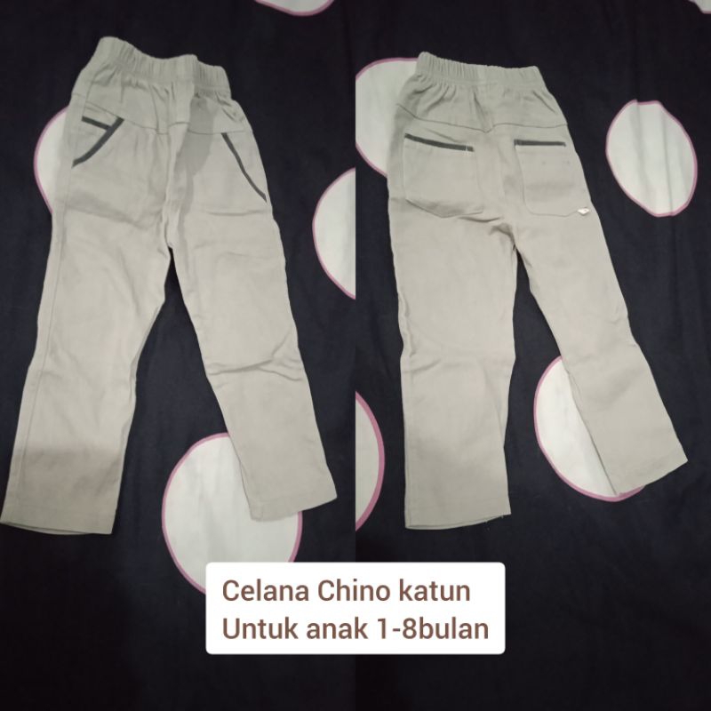Preloved Celana chino anak 1-8bulan