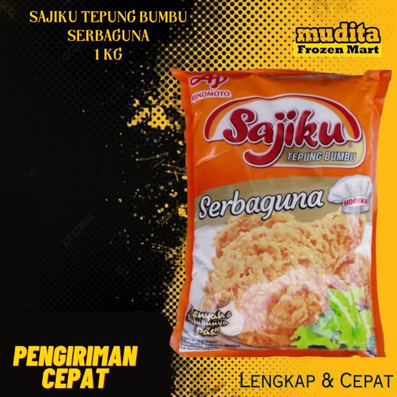 

Tepung Bumbu Serbaguna Sajiku 900 gr