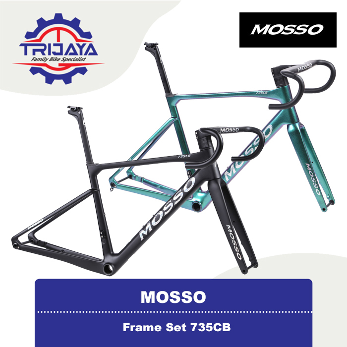 Mosso 735CB Frame Set Sepeda Road Bike Full Carbon Disc Brake [700C]