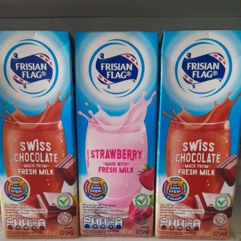 

susu uht frisian flag 225ml 3pcs