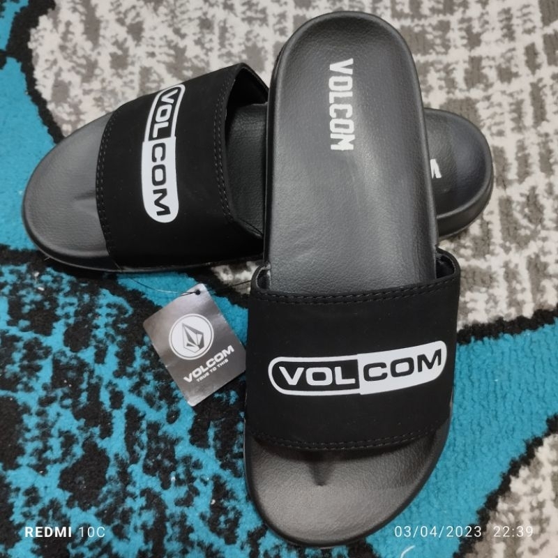 Sandal selop pria wanita /sandal slide volcom /sandal slip on distro