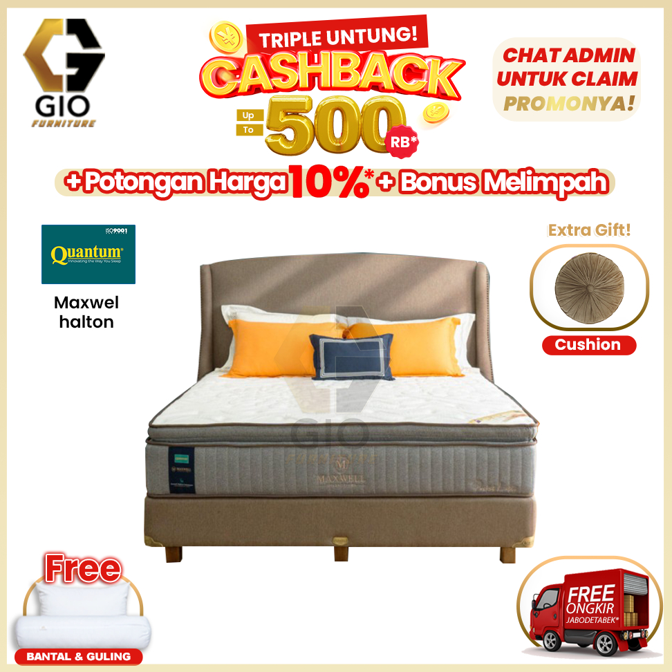 Springbed Quantum Maxwell Halton GT Latex (Fullset)