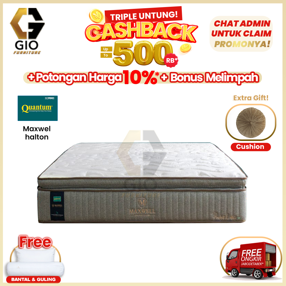 Springbed Quantum Maxwell Halton GT Latex (Hanya Kasur)