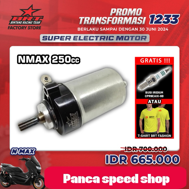 DINAMO STATER STARTER BRT NMAX MIO J MIO M3 BYSON BORE UP 250cc