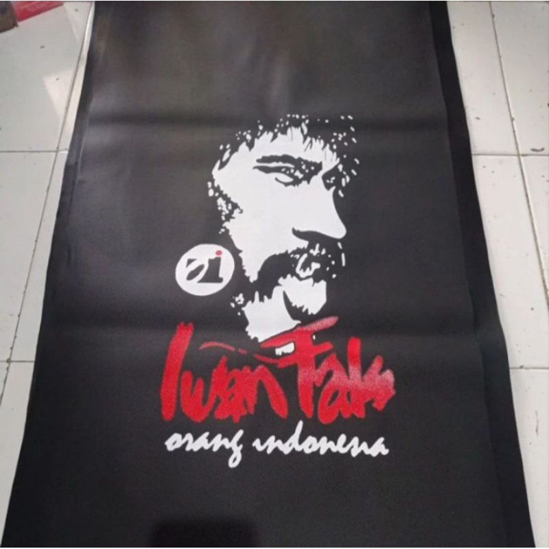 KAIN JOK GAMBAR IWAN FALS 46X85 KAIN JOK MOTOR