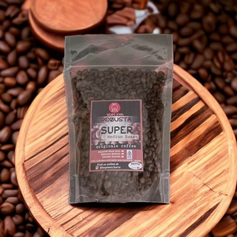 

Kopi Robusta Super Medium Roast Kemasan 1kg