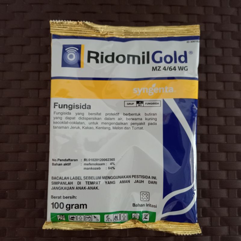 Fungisida Redomil Gold kemasan 100gr