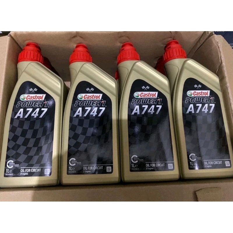 Oli Castrol A747 747 2ΤΑΚ 2T 2Stroke Oli Samping Castrol 747 ORIGINAL