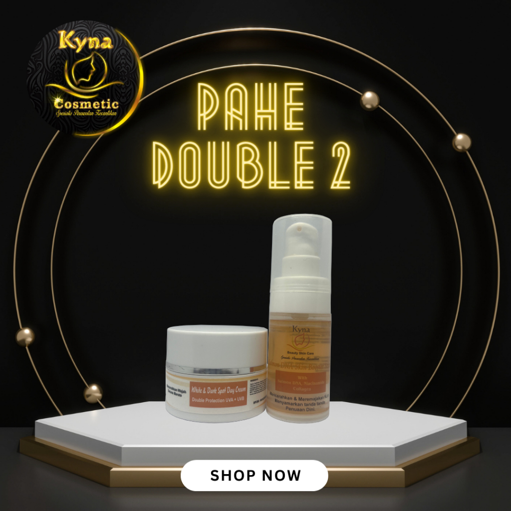 PAHE DOUBLE 2 (White & Dark Spot Day Cream , Salmon DNA Skinbooster Serum)
