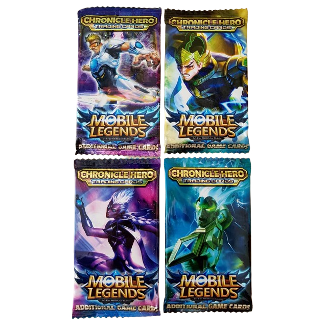 Mainan Kartu New ML Trading Card DG Mobile Legend ( harga per bungkus )