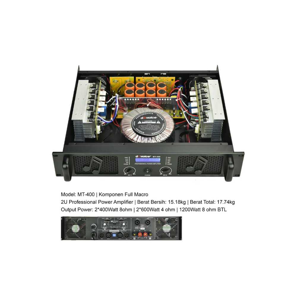 Power Amplyfier dBVoice MT-400/dbVoice MT400/MT400/Power Murah