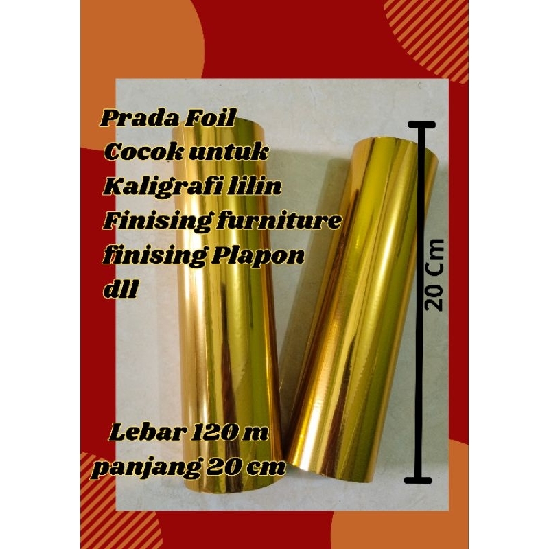 Prada Foil Gold 20cm x 120m