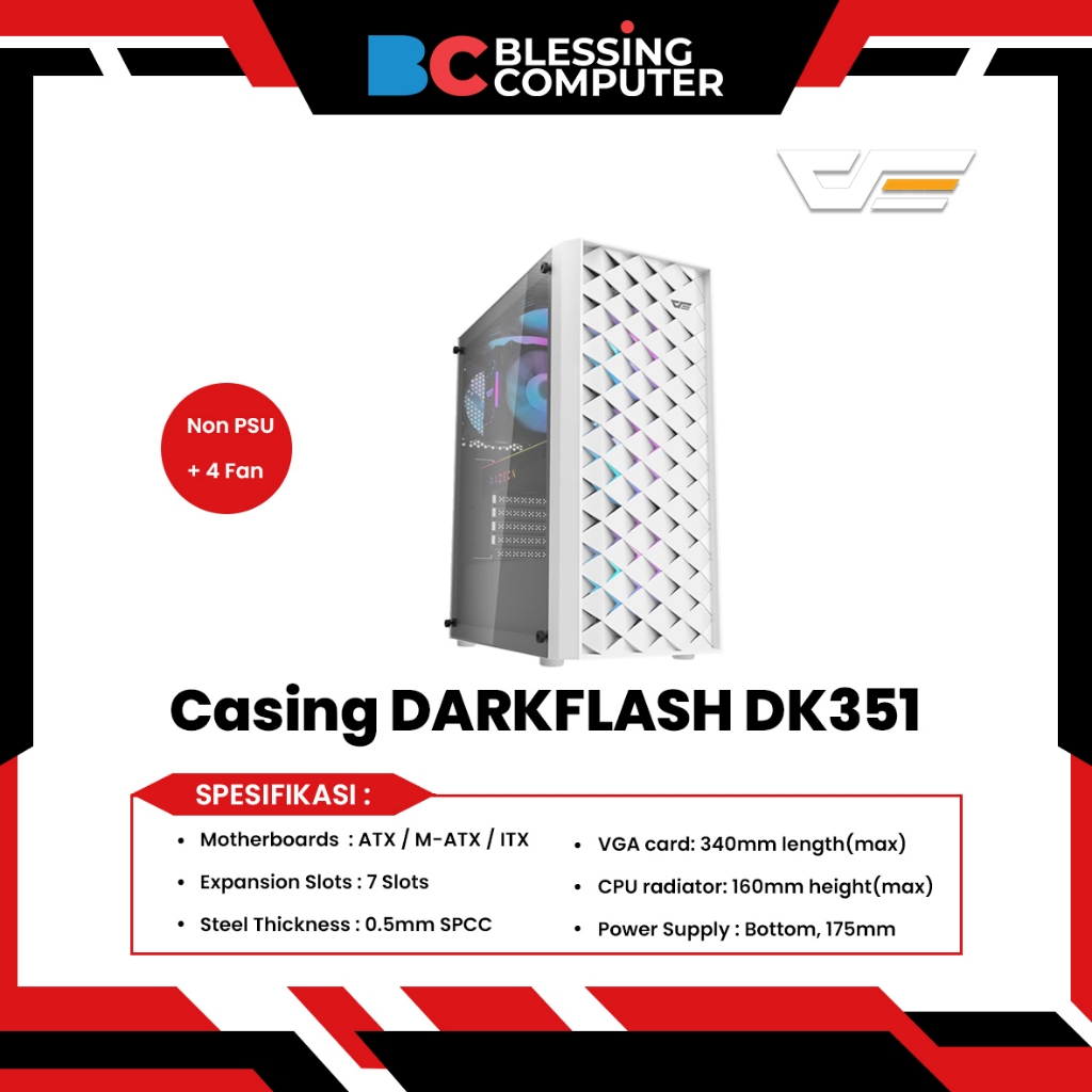 Casing DARKFLASH DK351 - White