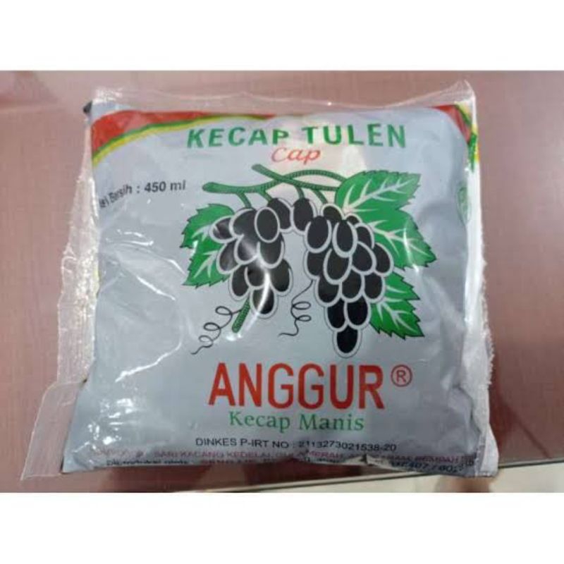 

Kecap Angur Manis 450ml Kemasan Bantal Kecap Manis Kental Anggur 450ml