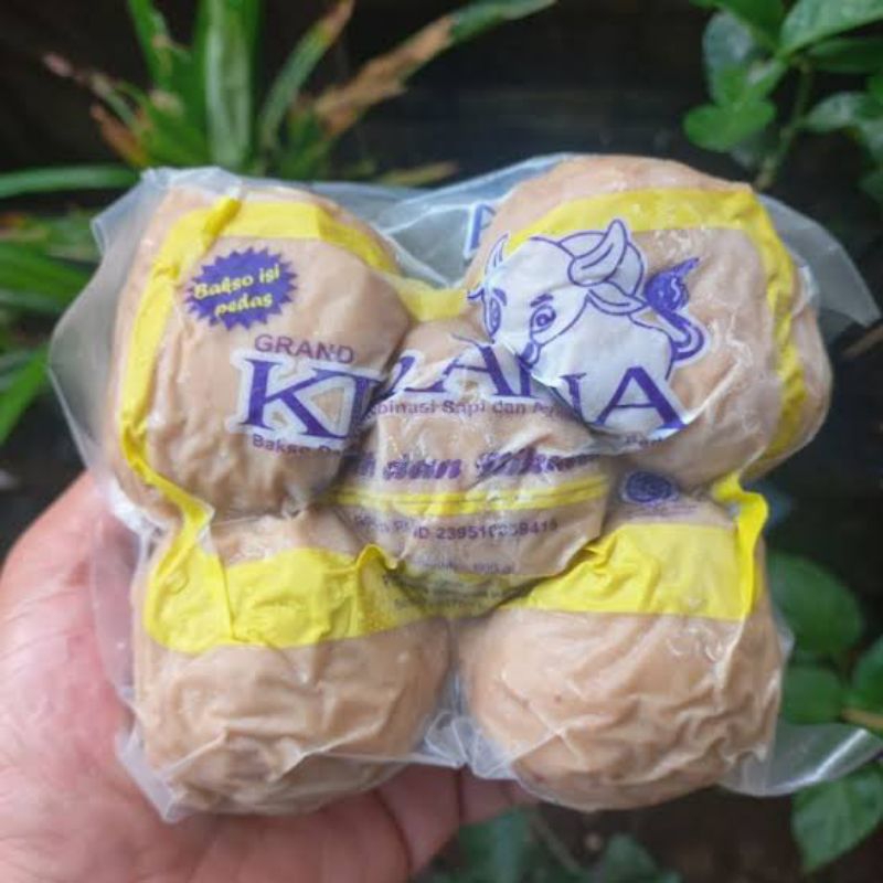 

Bakso Sapi Mercon KIRANA Baso Mercon Kirana isi 5pcs