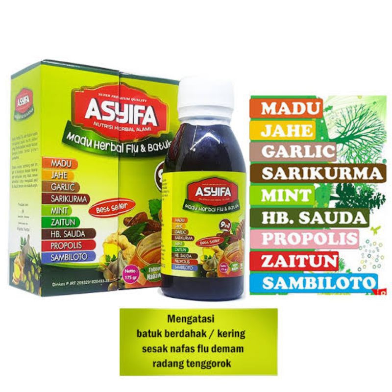 

Madu flu batuk herbal 9 in one