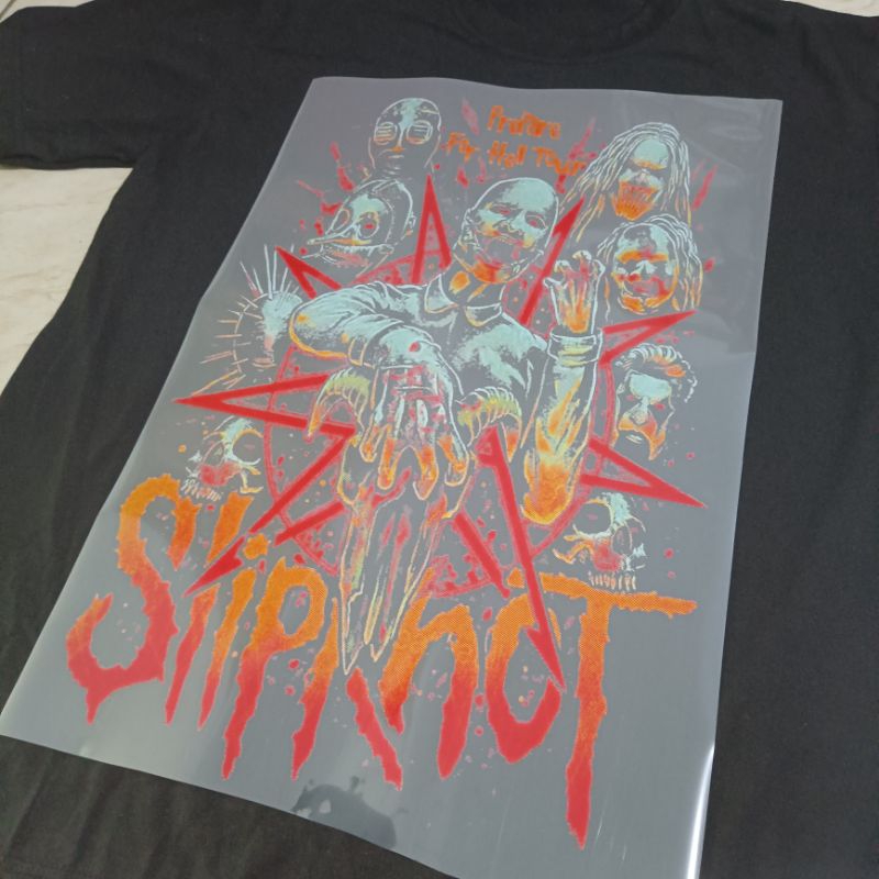 SABLON DTF BAND SLIPKNOT SABLON RASTER DTF