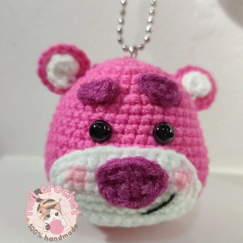 Keychain Lotso Bear / Gantungan Kunci Lotso