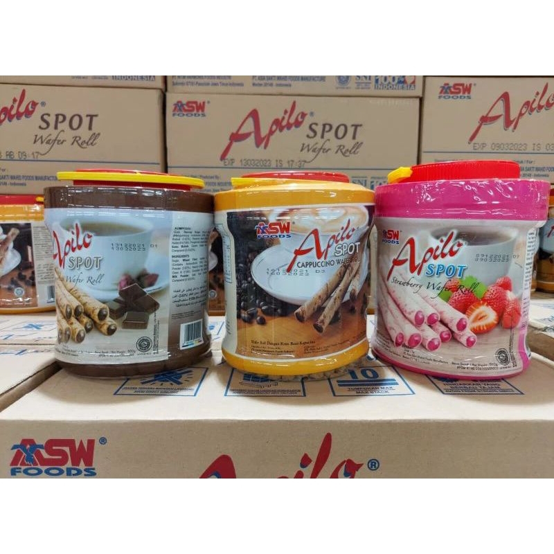 

Astor Apilo Spot Wafer Roll 500g Astor Toples CoklatvCappuccino Stroberi