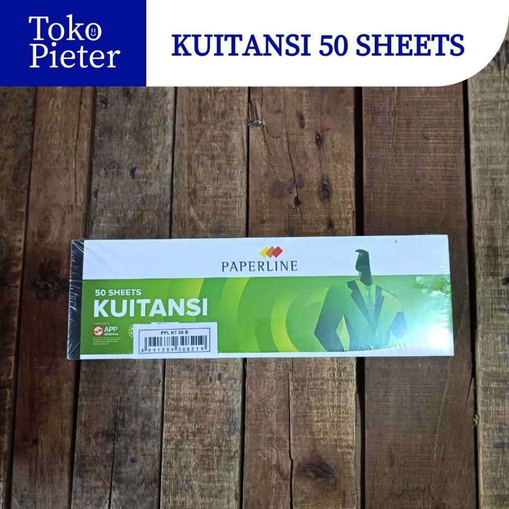 

(1PCS) BUKU KWITANSI PAPERLINE 50 SHEETS / KWITANSI KECIL 50 LEMBAR PAPERLINE SURABAYA